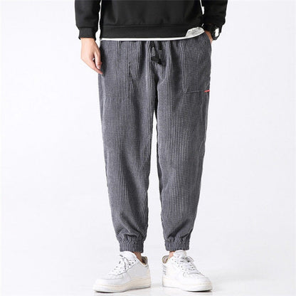 Pantalón de pana estilo jogger