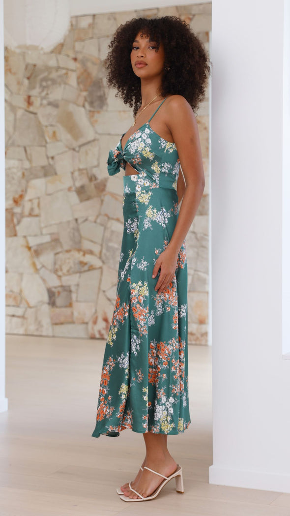 Salma - Vestido con estampado floral