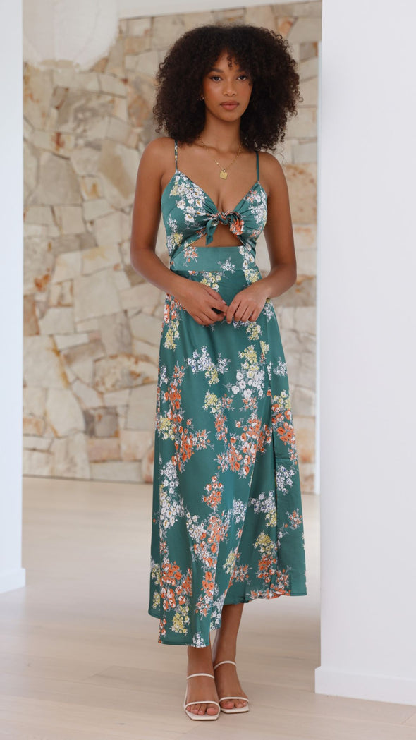 Salma - Vestido con estampado floral