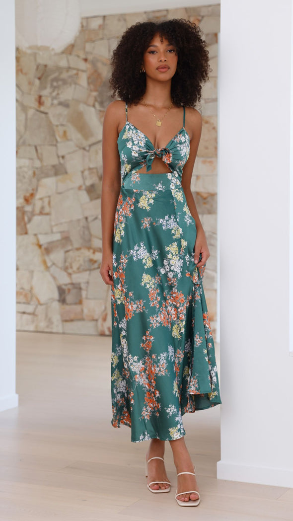 Salma - Vestido con estampado floral