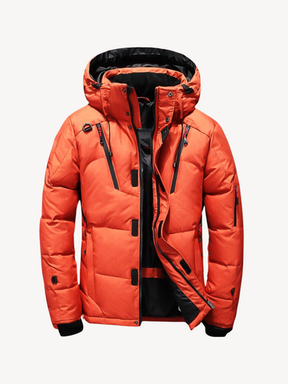 Parka acolchada con capucha