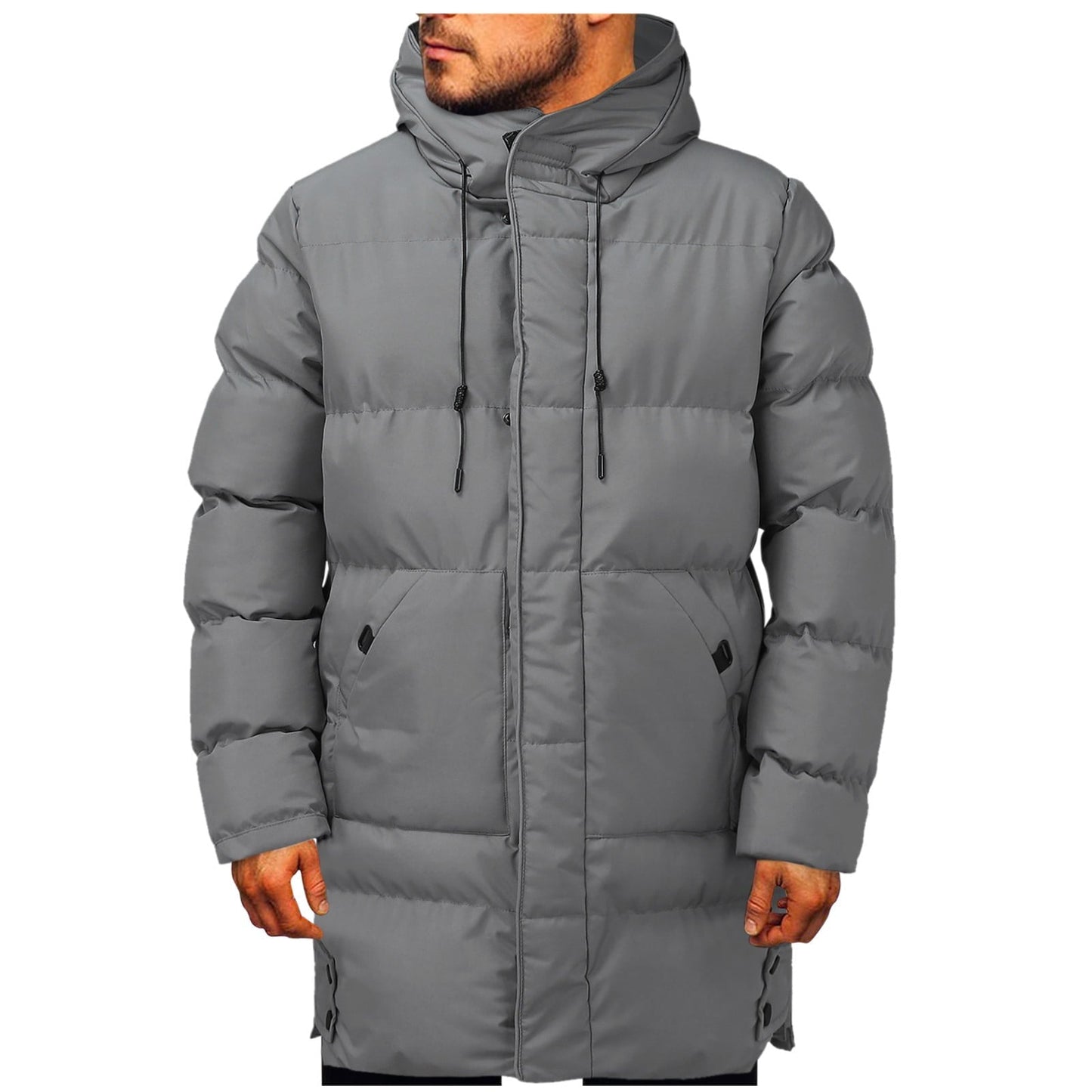 Parka larga acolchada