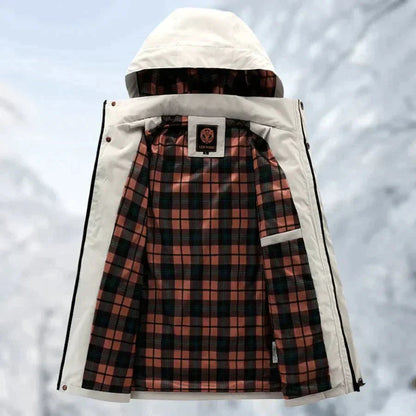 Parka forrada con capucha