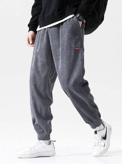 Pantalón de pana estilo jogger