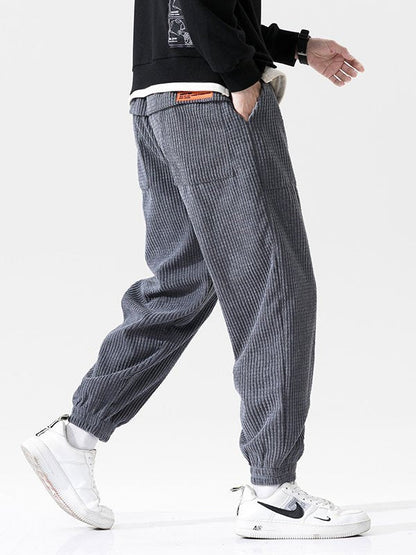 Pantalón de pana estilo jogger